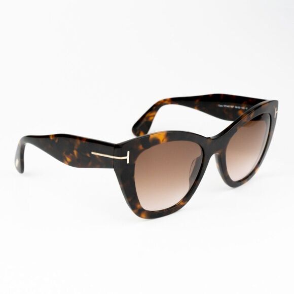 NEW Tom Ford FT0940/S CARA 55F Havana Gradient Brown Cat Eye Women Sunglasses - Picture 5 of 12